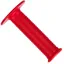 Lizard Skins Pyramid Flange Single Compound MTB Grips - Red